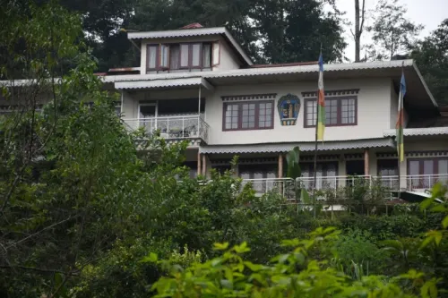 Bamboo Retreat Hotel - Outside Building View Patio